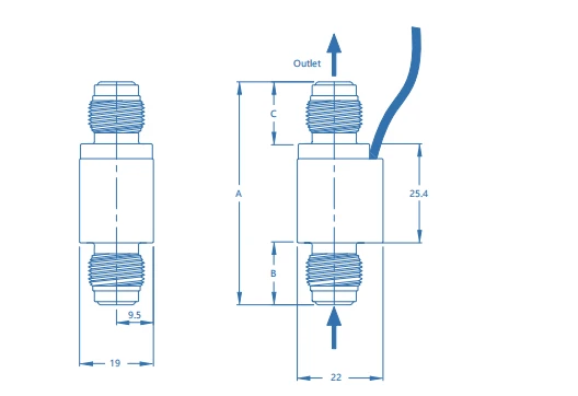 SS 316L VAR Flow Switch SS 316L VAR Flow Switch